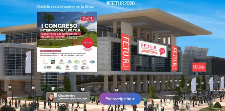 Hoy Inicia la Primer Feria Virtual de Turismo de la Argentina FETUR 2020